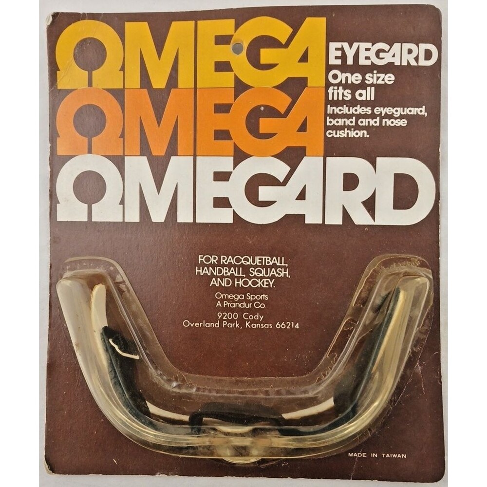Omega Eyegard Vintage Racquetball Handball Squash